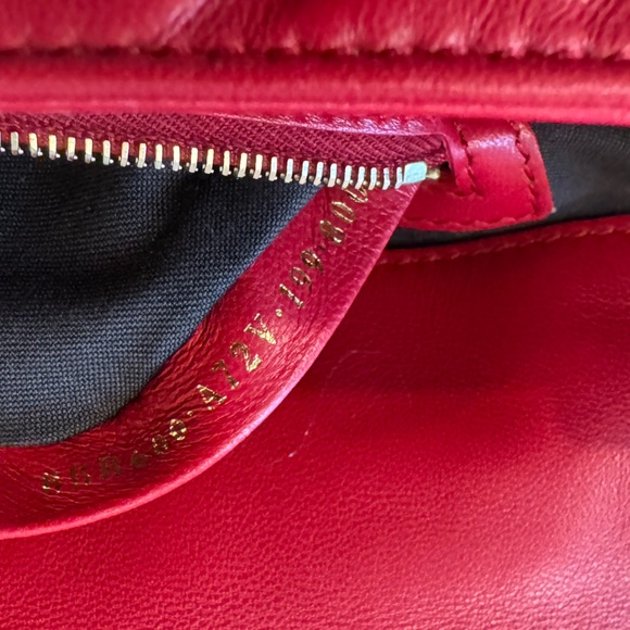 FENDI Classic Baguette Red leather bag - Picture 10 of 10